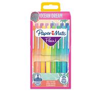 Paper Mate Flair Stylos feutres | à pointe moyenne | Lot de 16