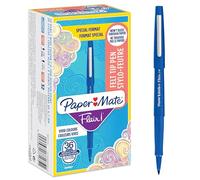 Pack 30 stylos feutre Flair bleus Paper Mate + 6 offerts