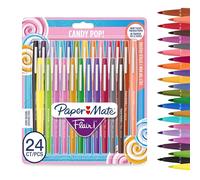 Paper-Mate Stylo-feutre Flair Original pointe moyenne 1 mm pochette 24 coloris Candy Pop