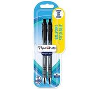 Paper:Mate Stylo à bille FlexGrip Ultra, blister de 2, noir
