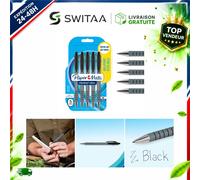 Paper Mate Flexgrip Ultra stylo bille rétractable 1,0 mm encre noire lot de 5