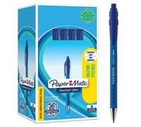 Paper Mate Flexgrip Ultra stylo bille rétractable - pointe moyenne (1,0 mm) - encre bleue - boîte de 30+6