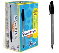 Paper Mate InkJoy 100 Cap Ultra Stylo Bille Pointe Fine Noir Lot de 50
