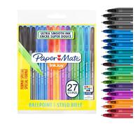 Paper Mate InkJoy 100ST stylos bille | pointe moyenne (1,0 mm) | couleurs assorties | lot de 27