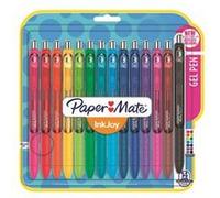Paper Mate Inkjoy Gel - 14 Stylos à encre gel - Assortiment de couleurs - Pointe moyenne 0.7mm - sous blister Assortiment G
