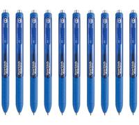 Paper Mate InkJoy Lot de 10 stylos à encre gel rétractables Pointe moyenne 0,7 mm Encre bleue