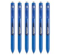 Paper Mate InkJoy Lot de 6 stylos à encre gel rétractables Pointe moyenne 0,7 mm Encre bleue