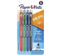 Paper Mate Inkjoy stylos à encre gel Pointe moyenne 4-Pack Couleurs assorties