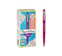Paper:Mate Lot De 12 Stylos Feutre Flair Original Nylon Pointe Moyenne Magenta
