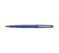 PAPER:MATE Lot de 3 Stylos feutre Flair Original Nylon Pte 0,8 mm Bleu