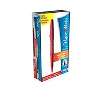 PAPER:MATE Lot de 3 Stylos feutre Flair Original Nylon Pte 0,8 mm Rouge
