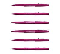Paper-Mate Stylos feutre Flair Original Nylon - pointe moyenne 1 mm - magenta - Lot de 3
