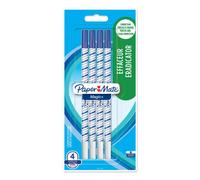 Paper Mate Magic+ effaceur | pointe fine | bleu | lot de 4