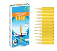 Paper Mate Non-Stop portemine | 0,7 mm | HB #2 | corps jaune | boîte de 12