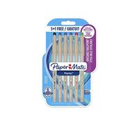 Paper Mate Replay stylo bille effaçable - pointe moyenne (1,0 mm) - couleurs assorties - lot de 6