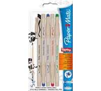 Paper Mate Replay Stylo Bille Pointe Moyenne Assortiment Standard Lot de 5