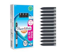 Paper Mate® stylo gel InkJoy® | pointe moyenne | encre noire | lot de 12