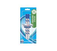 Paper Mate Super Magic+ Effaceur, pointe fine, bleu, lot de 2