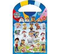 Paper Projects 01.70.29.011 Paw Patrol Kit d'activités comprenant 6 scènes et plus de 50 autocollants réutilisables, bleu, 23,5 x 15 cm