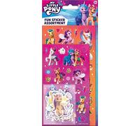Paper Projects 01.70.31.018 Little Pony Assortiment de 3 types d'autocollants pour décoration et scrapbooking Rose 24,5 x 11 cm