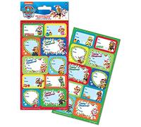 Paper Projects Paw Patrol Autocollantes Noël | Comprend 20 étiquettes adhésives | Parfait pour décorer des Cadeaux, 01.70.39.004, Multicolore, 21.5cm x 11cm