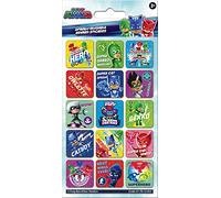 Paper Projects PJ Masks Heroes Autocollants de récompense étincelants | Produit sous Licence Officielle | Réutilisable sur des Surfaces Non poreuses, 01.70.12.053, 19.5cm x 9.5cm