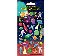 Paper Projects Superbes autocollants réutilisables pour loisirs créatifs pour enfants et adultes Noir 19,5 cm x 9,5 cm