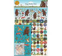 Paper Projects The Gruffalo Mega Lot de 3 autocollants réutilisables pour surfaces non poreuses Bleu 29,7 x 21 cm