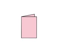 Paperado - Cartes pliées en deux - rose flamant - A7 (74 x 105 mm) - 220 g/m² - 5 carte(s)