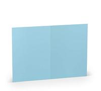 Paperado Lot de 5 cartes pliées A6 Bleu