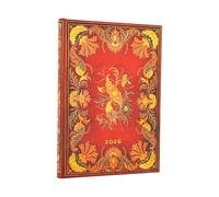 Paperblanks | 2026 Anémone | William Kilburn | 12 mois | Midi | Horizontal | Avec Rabat | 160 Pg | 100 GSM