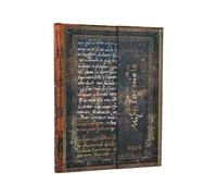 Paperblanks | 2026 Feuille d’Or | Collection Reliure à l’Ancienne | 12 mois | Mini | Journalier | Fermeture Élastique | 416 Pg | 80 GSM