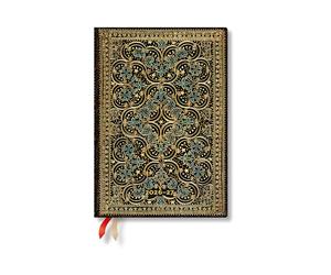 Paperblanks - 2027 Restoration Midi Horizontal Hardcover 18-Month Weekly Planner, 208pg, 80GSM by Paperblanks (The Queen's Binding)