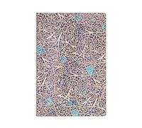Paperblanks Agenda 12 mois Flexi 2025, Turquoise Grenade, Horizontale - Mini (140 mm x 95 mm), Italien