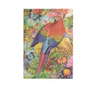 Paperblanks Calendrier 12 mois 2025 Jardin tropical Midi Verso Fermeture élastique
