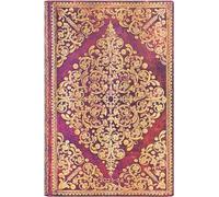 Paperblanks Flexi Agenda 13 mois, 2023-2024, à couverture souple, avec rosace diamant, aperçu de la journée, format maxi, 135 × 210 mm