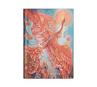 Paperblanks Flexis Agenda 13 mois à couverture souple 2023-2024 Oiseaux du bonheur | Un jour par page | Midi (125 × 175 mm)