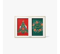 Paperchase Lot de 8 cartes de Noël en forme de couronne de luxe 613982