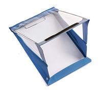 Paperdry Porte-bloc Étanche A4 Portrait Bleu - PVC Épais, Résistant Froid | Se ferme au velcro en pochette imperméable ; clip arrière pour usage classique par temps sec. Idéal terrain et extérieur