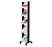 Paperflow 259N.02 Porte-brochures mobile CORNER, gris