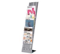 Paperflow 2857.35 Porte-brochures fixe Plio, alu