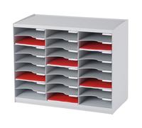 PAPERFLOW 802.02 Station de tri 24 cases gris(T)