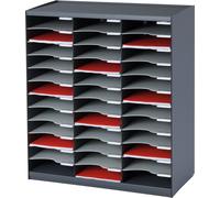 PAPERFLOW 803.11 Station de tri anthracite avec 36 casiers