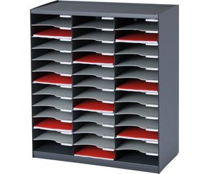 PAPERFLOW 803.11 Station de tri anthracite avec 36 casiers