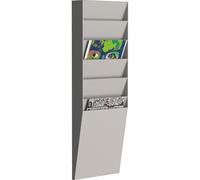 PAPERFLOW A4V1X6.02 Tableau de tri 6 compartiments gris