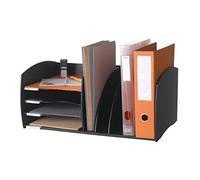 Paperflow Accessoires de bureaux 3020.01 Organiseur 4 cases structure/case en polystyrène Noir