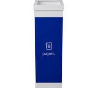 PAPERFLOW CTSPA.13 PAPERFLOW Poubelle de tri 60,0 l blanc, bleu