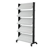 Porte-prospectus Uno easyDisplays, 5 étagères