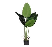 Paperflow Plante artificielle verte - Bananier en pot pour décoration intérieur - Hauteur 115 cm - Feuillage tissus