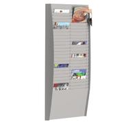 PAPERFLOW Porte-brochures mural 50 compartiments A4 vertical noir